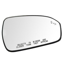 Right Passenger Side Heated Mirror Glass with Blind Spot For Ford Fusion 13-21