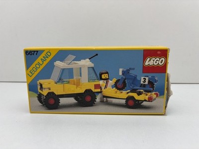 LEGO  Legoland Town Classic 6677 Motorcross Racing OVP ONLY BOX VERPACKUNG
