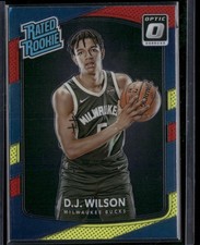 2017-18 Donruss Optic #184 D.J. Wilson Red and Yellow