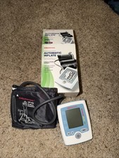  CVS Automatic Inflate Blood Pressure Monitor Battery Operated with Box Manual 