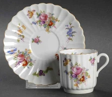 Spode Dresden Rose  Demitasse Cup & Saucer 2354581