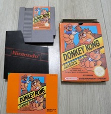 nintendo Nes Donkey Kong Boxed Complete Very Nice !! inc Manual