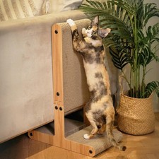 T-Shaped Cat Scratcher for Indoor Cats, Double-Sided Furniture Protector, 23....
