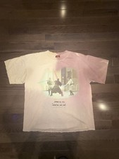 Vintage Star Wars Episode 1 The Phantom Menace Jedi vs Darth Maul T Shirt Sz XL