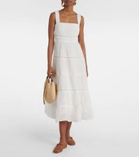 VERONICA BEARD Lucien embroidered dress US2 UK8 BNWT Zimmermann Reiss Doen Par  