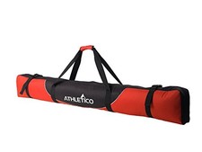 Mogul Padded Ski Bag - Fully Padded Single Ski Travel Bag 185cm Red