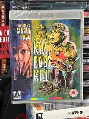 Kill, Baby... Kill! (BLU-RAY) Mario Bava, ARROW VIDEO! ZONE B! NEW! NO BOOKLET!