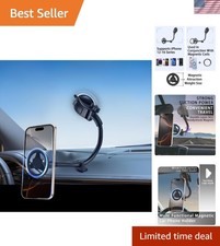 Strong Magnetic Dashboard Phone Holder - Universal Fit for SUVs, Sedans Trucks