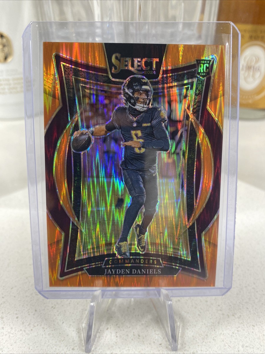 2024 Panini Select Jayden Daniels Concourse Orange Shock /499