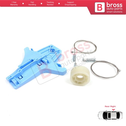 Window Regulator Set Rear Right for VW Jetta MK6 A6 IV 2010-2018 162 163 AV2 AV3 - Afbeelding 4 van 10