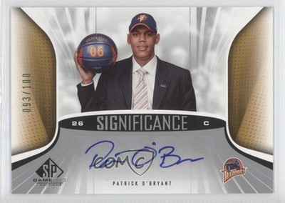 2006 SP Game Used Edition SIGnificance /100 Patrick O'Bryant Rookie Auto RC 0a7