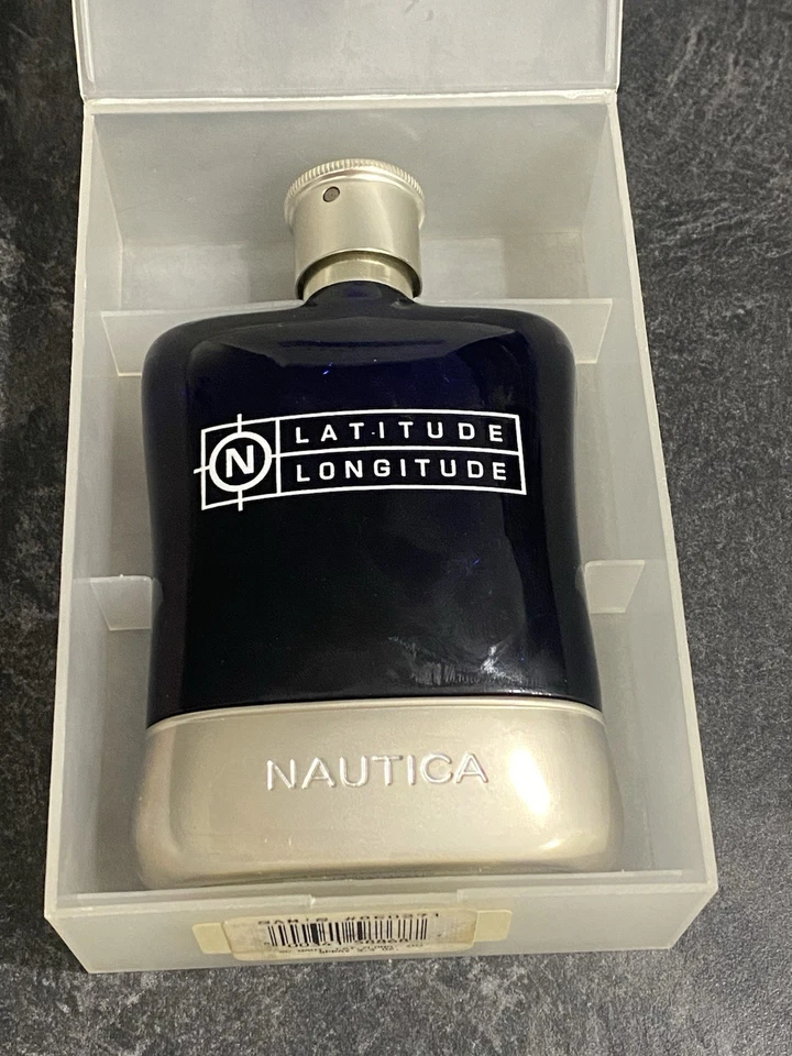 Nautica Latitude Longitude Men’s Eau de Toilette Spray 3.4 OZ 100 ml con caja Foto 3 de 4