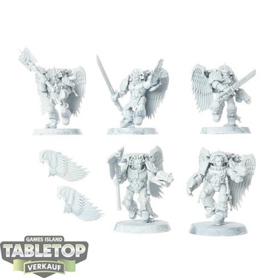 Blood Angels - 5x Sanguinary Guard klassisch - grundiert