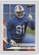 2019 Panini Donruss Rated Rookie Canvas Ed Oliver #347 0ip8