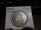 Canada 1965 - 50 Cent half dollar Canadian Coin - 80% Silver