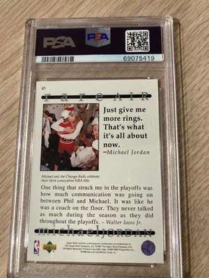 マイケルジョーダン rareAIR michael jordan rare air #45. PSA 8. free shipping | eBay