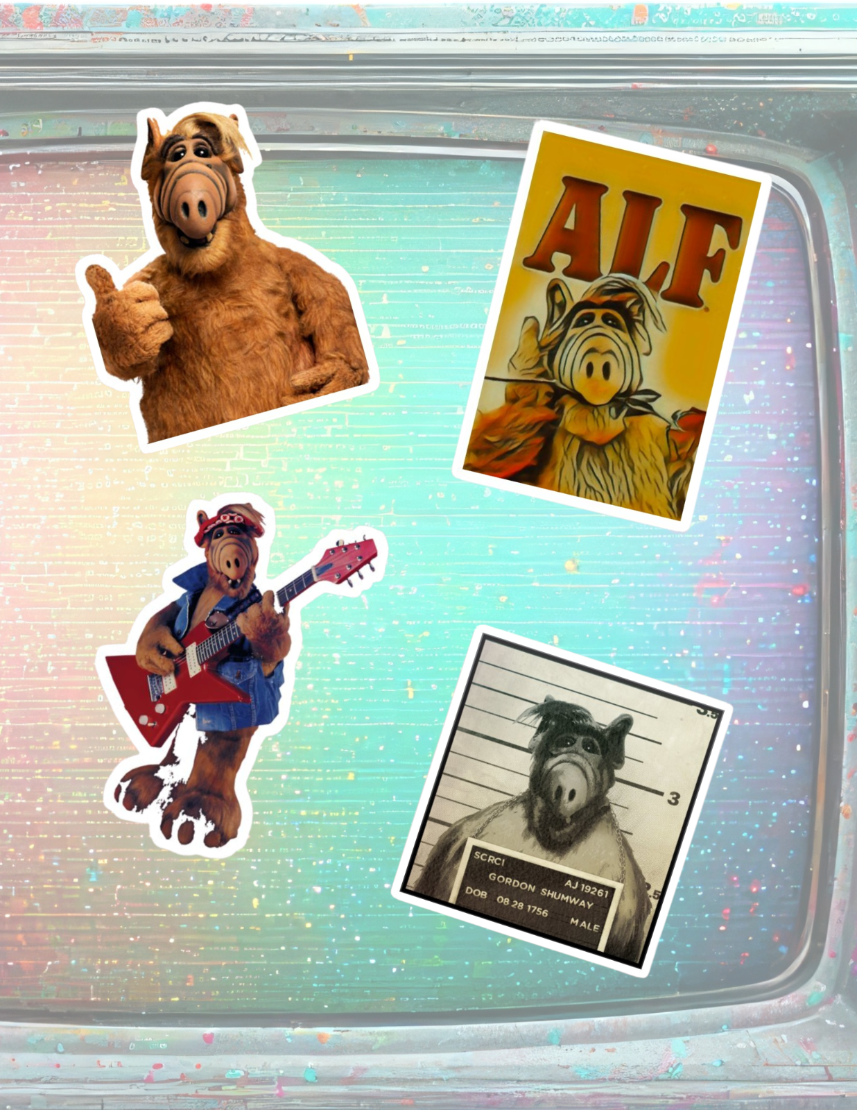 Alf 80's Sticker Pack | eBay
