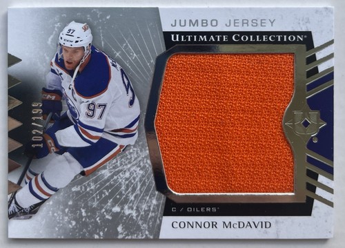 Connor McDavid 2025-26 UD Ultimate Collection #19 Jumbo Jersey 102/199