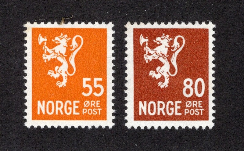 Norway - Sc# 201A & 202A   MH      -      Lot 0726206