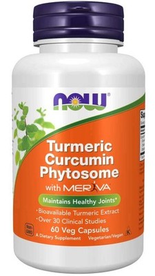 NOW FOODS Curcumin Phytosome (Curcumin, Gelenkgesundheit) 60 pflanzliche Kapseln