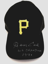 Vintage Dave Cash Autograph MLB Pittsburgh Pirates Cap 71