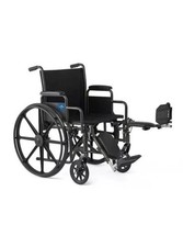 Medline K1206N22E Manual Wheelchair - Black