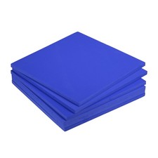 EVA Foam Sheets Blue 9.8 Inch x 9.8 Inch 10mm Thick Crafts Foam Sheets Pack of 6