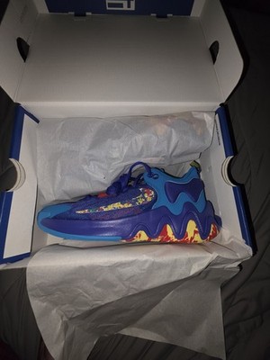Size 7 (GS) Nike Giannis Immortality 2 Low Yellow Strike Multicolor