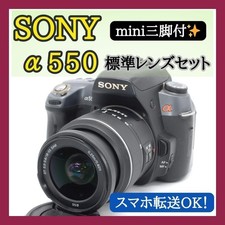 Sony Alpha 550 DSLR Camera with 18-55mm Lens Live View Tilt Screen