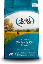 Adult Dry Dog Food, Chicken and Rice, 26LB