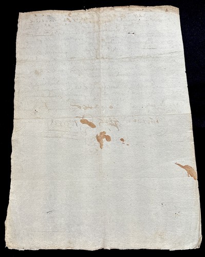 ANTIQUE DOCUMENT from 1622 - Picture 4 of 4
