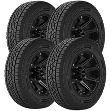 Qty 4 28545r22 Continental Terrain Contact At 114h Xl Black Wall Tires Qty 4 28545r22 Continental Terrain Contact At 114h Xl Black Wall Tires