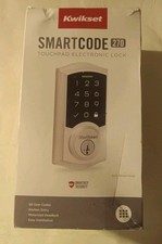 Kwikset SmartCode 270 Satin Nickel Touchpad Deadbolt 992700-002 NO KEYS