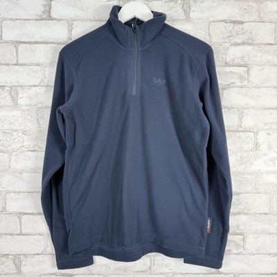 HELLY HANSEN Men's Daybreaker Navy Blue 1/2 Zip Fleece SMALL