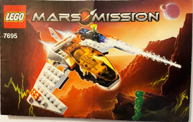 Genuine LEGO Mars Mission MX-11 ASTRO FIGHTER Set 7695 Comp. w/ Minifigs *USED*