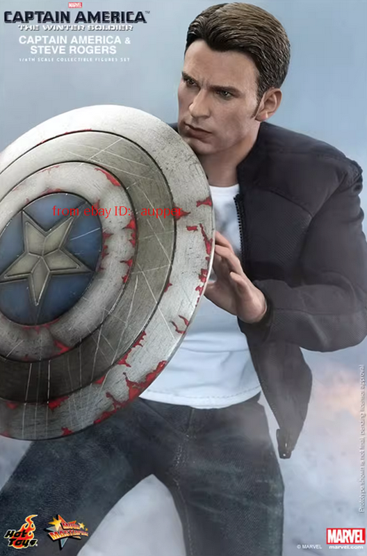 Hot Toys MMS243 1/6 Captain America & Steve Rogers Collectible