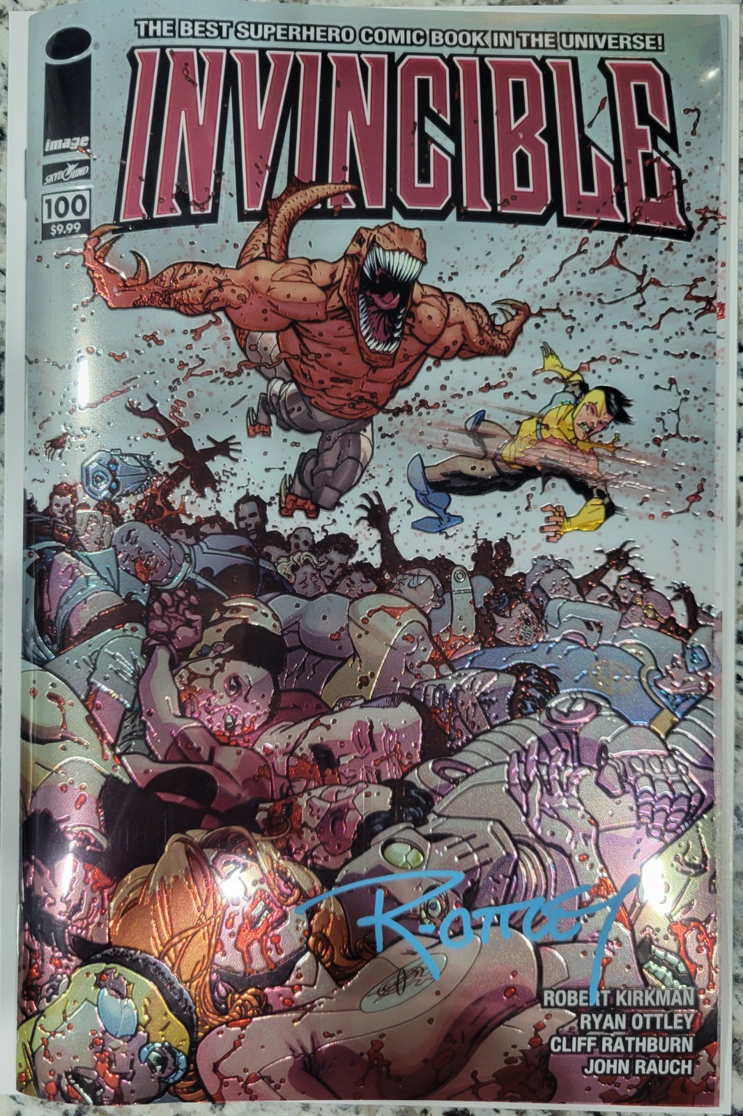 Invincible #100 (Ottley Wraparound Chromium Variant) Value - GoCollect