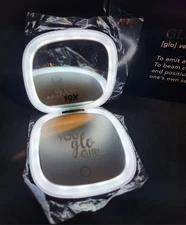 GLO TECH Led Compact Mirror 1X & 10X Magnification 4" X 4" 