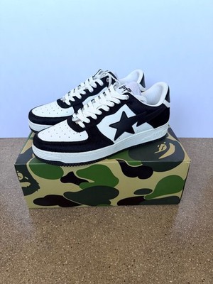A Bathing Ape Bape Sta black ( Black Calf Hair)