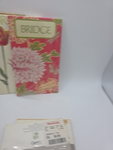 Lot Of 5 Caspari Bridge Tally Score Card Pads Assorted New READ - Picture 7 of 12