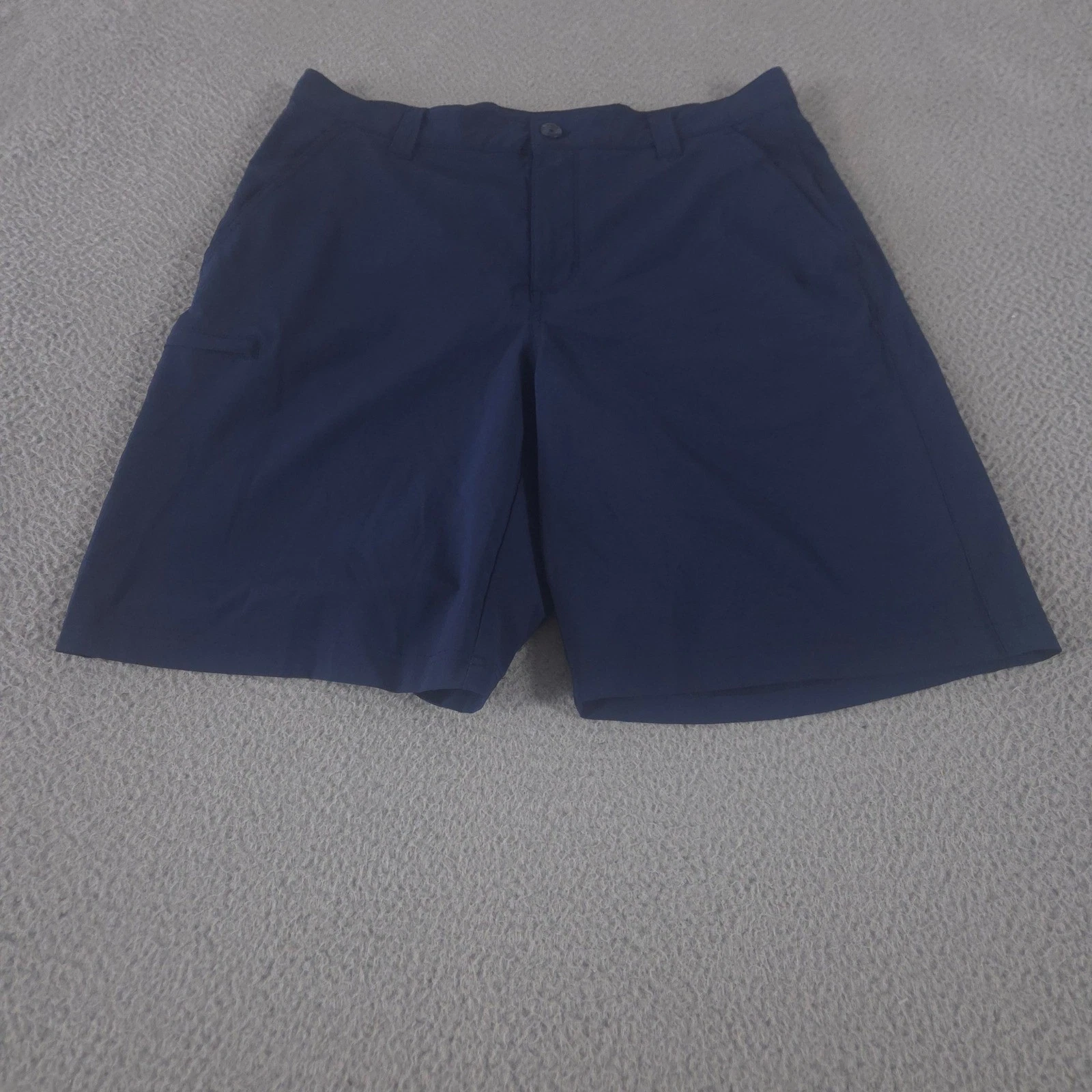 Columbia Shorts Mens 34 Blue Grander Marlin II Offshore Stretch Fishing 10" PFG