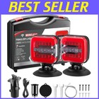 Wireless Magnetic Trailer Lights - Adjustable LED Tow Lights with USB-C Charging