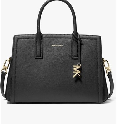Michael Kors Women's Laila Medium Black Satchel - New Unopened