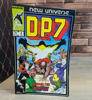 D.P. 7 #4 February 1987 New Universe Marvel Comics DP7 Wompus!