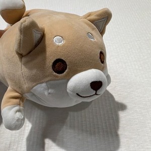 Shiba Inu Tan & White Plush Dog Breed Stuffed Animal Toy Soft Plush Doll Gift
