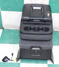 Worn 14 Gm Truck Black Cloth Console Jumpseat Vinyl Armrest Assy Storage Oe
