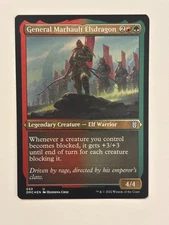 Magic: The Gathering Creature General Marhault Elsdragon Uncommon Foil