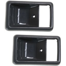Door Handle Trim Set For 1984-1989 Toyota Pickup Gray Front Inner 2pc