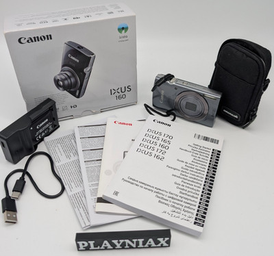 Canon IXUS 160 | Digitalkamera Grau | OVP