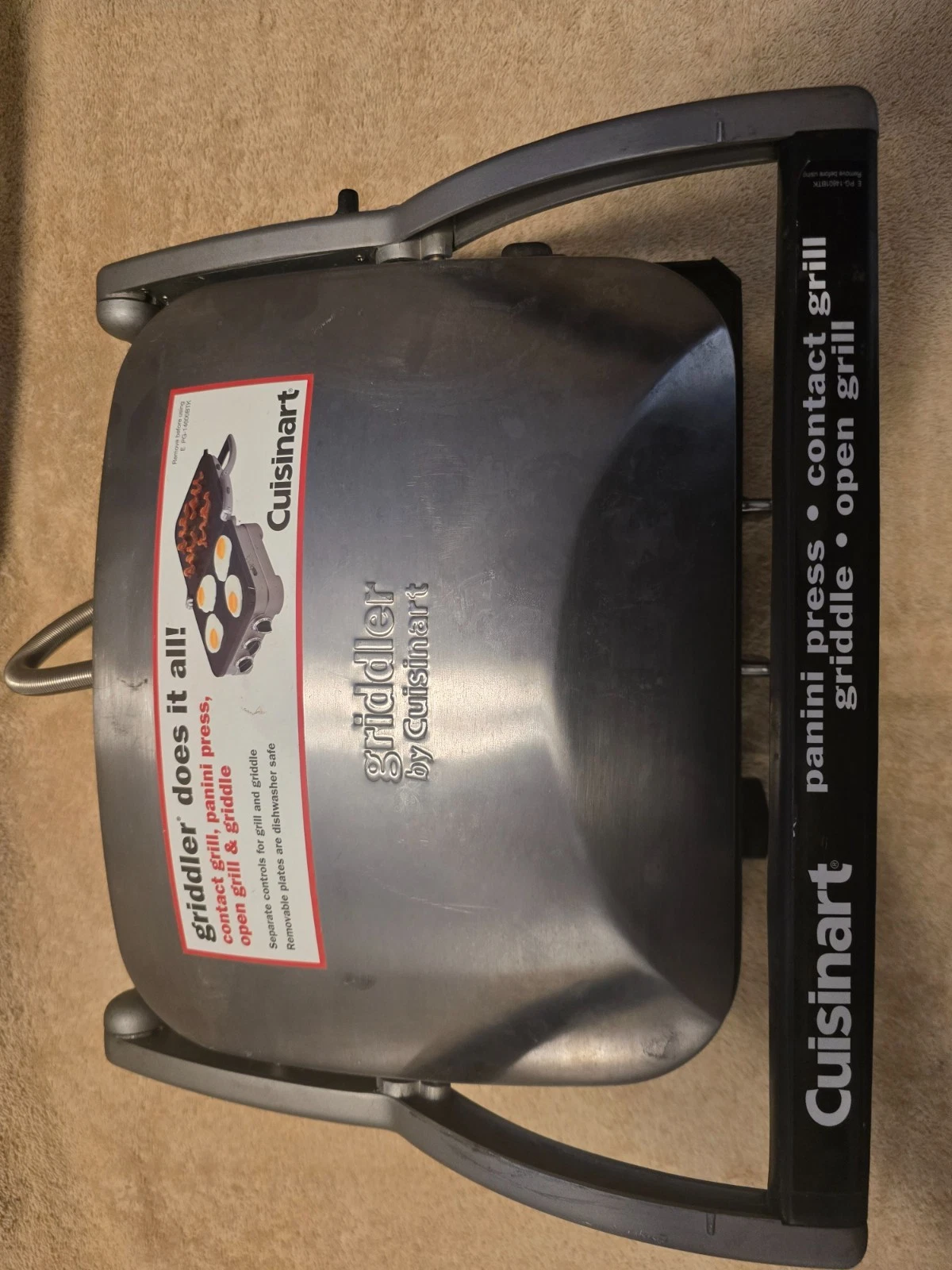 Cuisinart GR-4N Stainless Steel Griddler Panini Press Sandwich Maker 5-In-1
Opens in a new window or